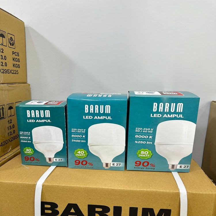 Barum 50W Tasarruflu Torch Led Ampul 3 Adet