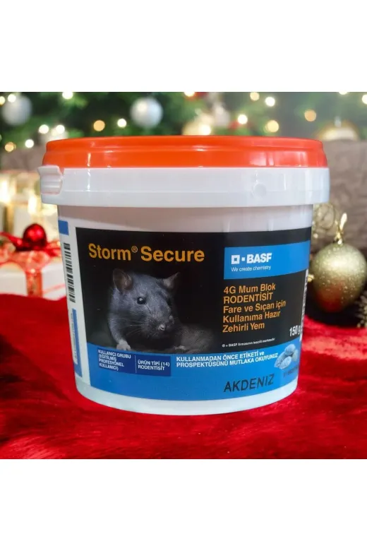 BASF 18968798683265500000-BİOMDİCL Fare Zehiri Storm Secure 4G Mum Blok 150Gr