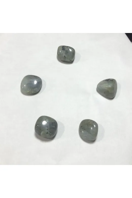 Batu Hediyelik tas5 Tamburlanmış Labradorit Doğal Taş (2-2,5Cm)