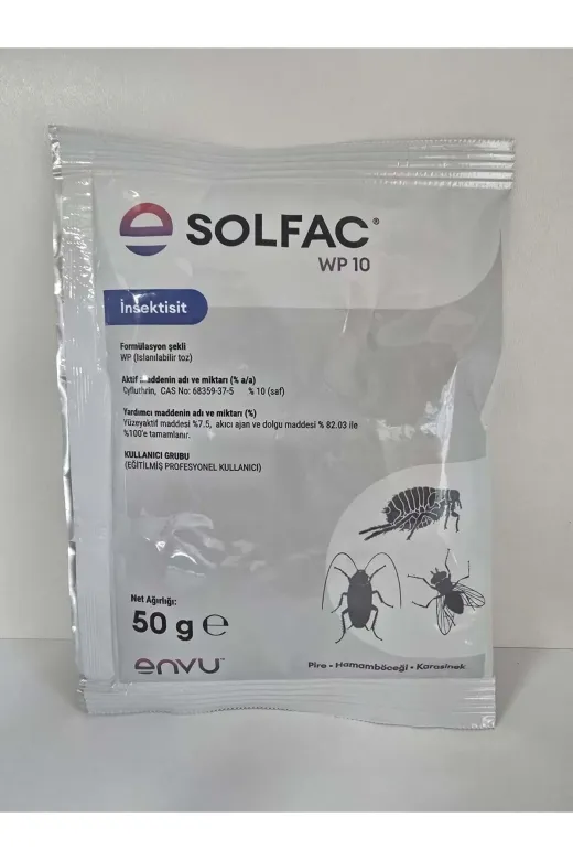 Bayer 231344 -Envu Solfac Wp 10 Toz Haşere Öldürücü | 50 Gram