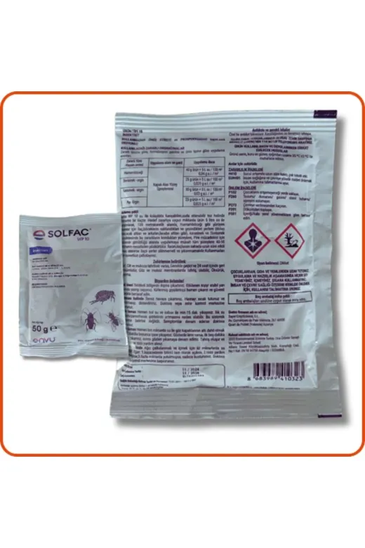 Bayer 231344 -Envu Solfac Wp 10 Toz Haşere Öldürücü | 50 Gram