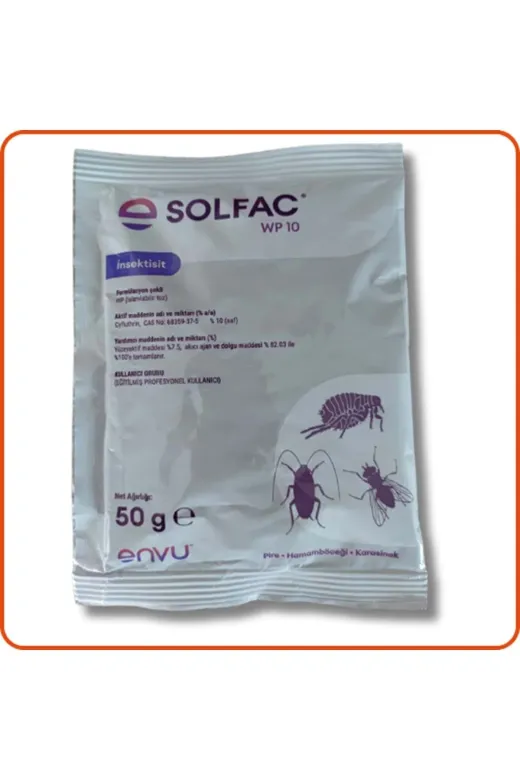 Bayer 231344 -Envu Solfac Wp 10 Toz Haşere Öldürücü | 50 Gram