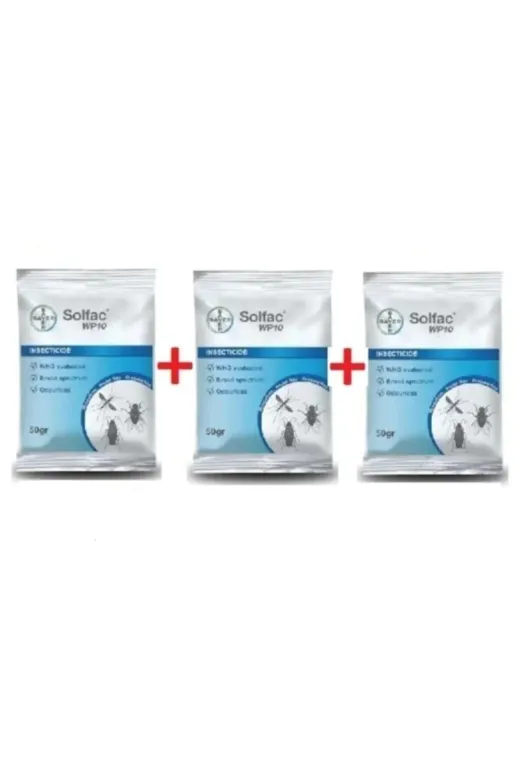 Bayer Agr-5001-540 Genel Haşere Ilacı 3X50Gr Solfac Wp 10
