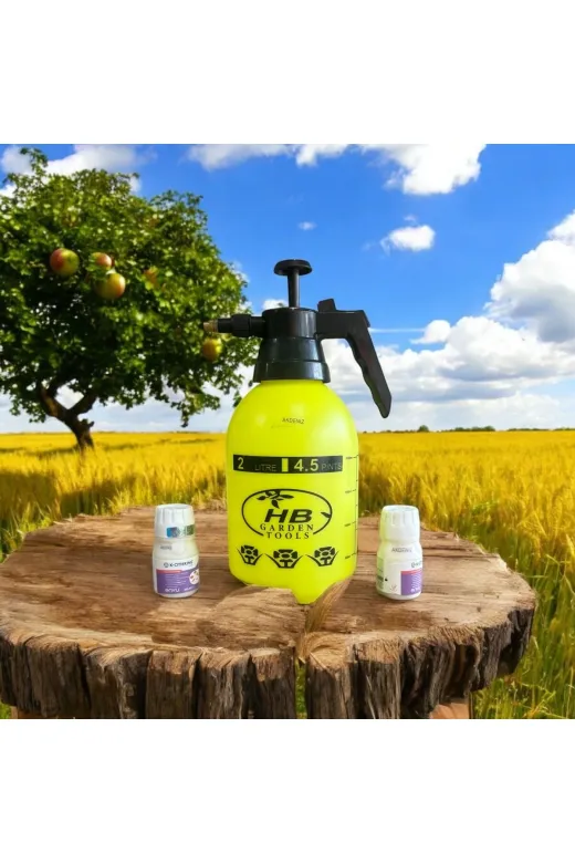 Bayer keos 2 Adet K-Othrine Sc50 Mega Tarım Genel Haşere Ürünü 2 Litre Pompa Sprey