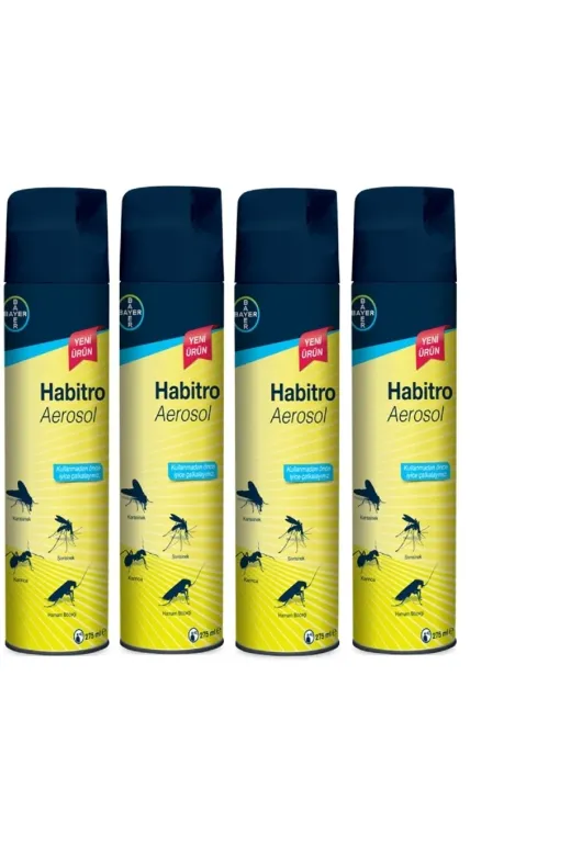 Bayer TYC00757549056 Sinek Öldürücü Sprey , Karasinek ,sivrisinek Ve Hamam Böceğinde Etkili 4 Adet X 275 Ml