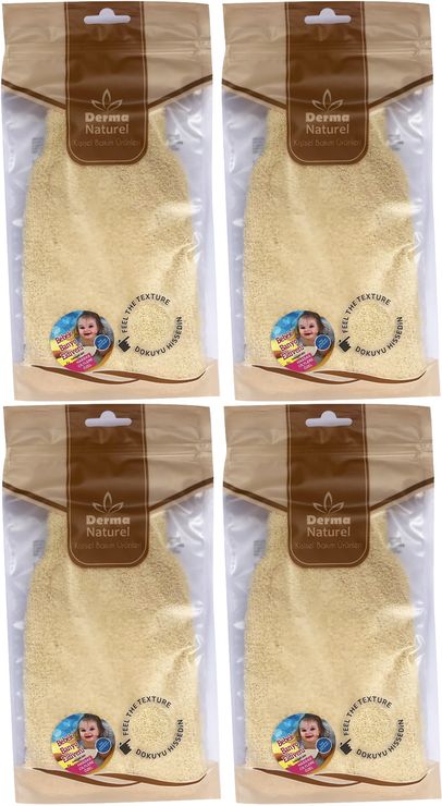 Bebek Banyo Eldiveni Hassas Ciltlere Özel (15*24CM) MS-01 (4 Lü Set)