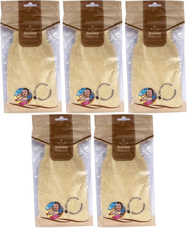 Bebek Banyo Eldiveni Hassas Ciltlere Özel (15*24CM) MS-01 (5 Li Set)