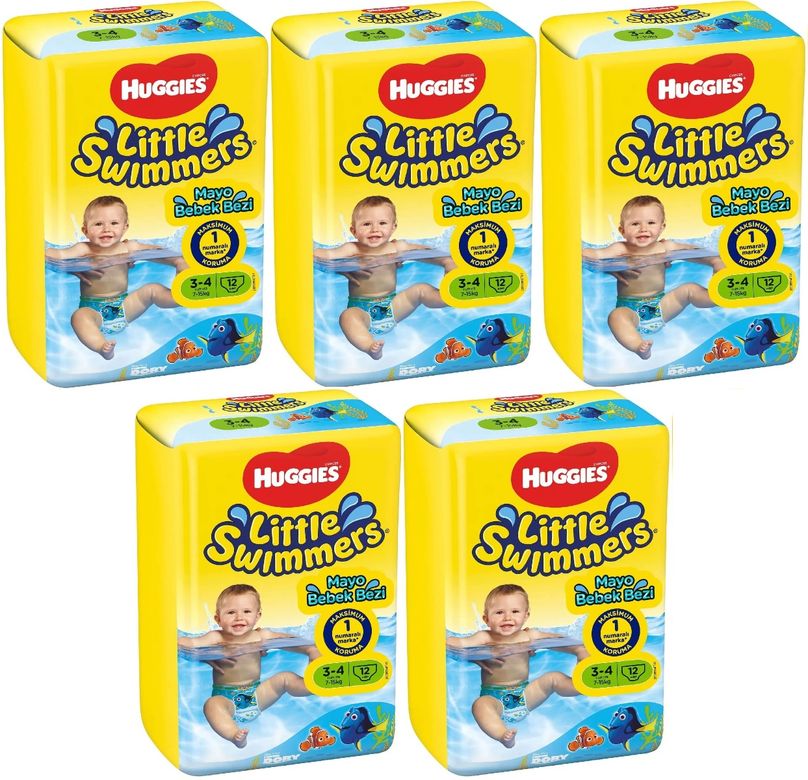 Bebek Bezi Beden:3-4 (7-15Kg) 60 Adet (5Pk*12)