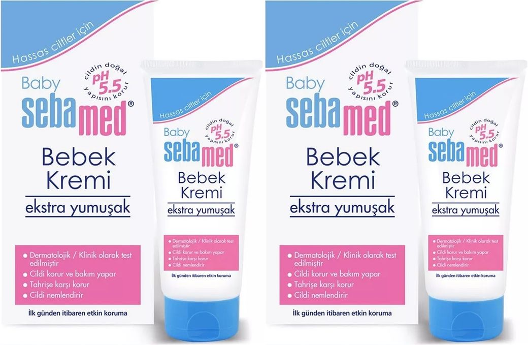 Bebek Kremi 200ML Ekstra Yumuşak 2 Li Set