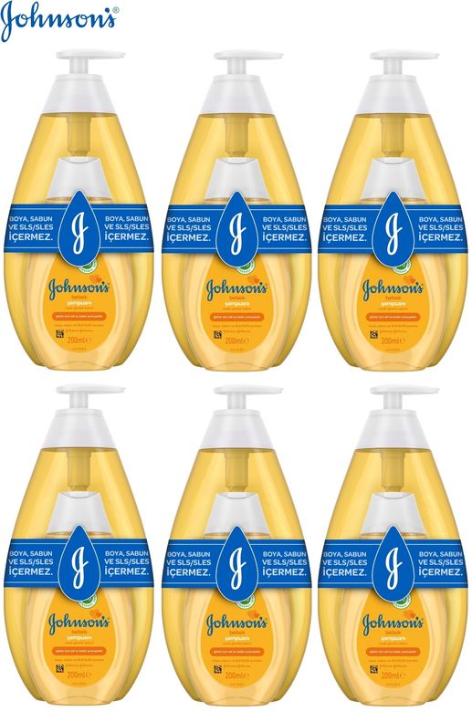 Bebek Şampuanı Klasik 750ML+200 Hediye (6 Lı Set)