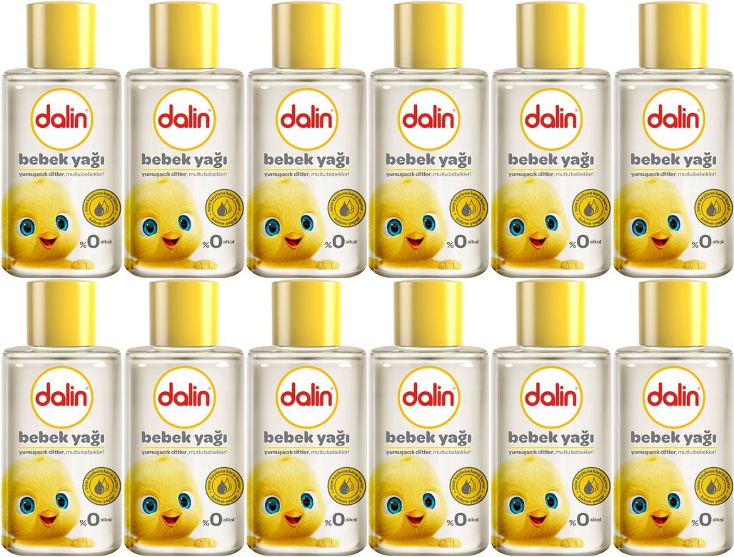 Bebek Yağı 50ML Klasik Mini (12 Li Set)