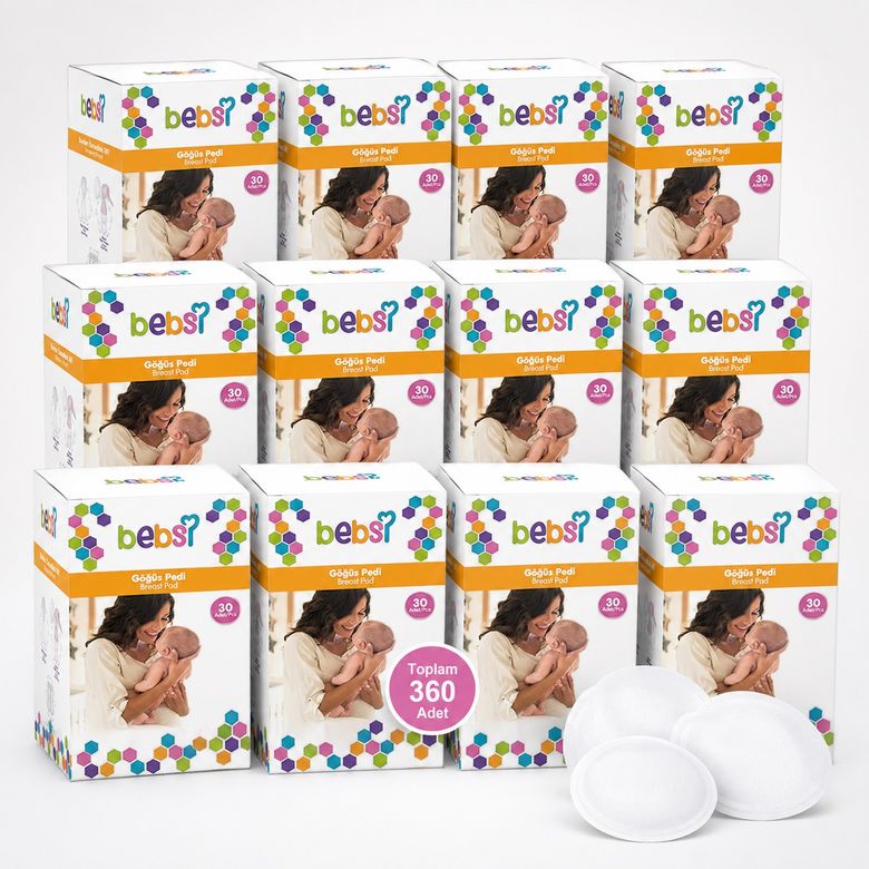 Bebsi Göğüs Pedi (30 Lu) Ekonomik Pk 360 Adet (12PK*30)