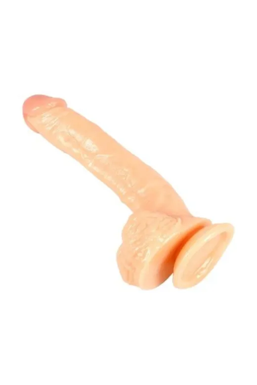 Belden Bağlamalı 25 Cm Realistik Vantuzlu Dildo Penis