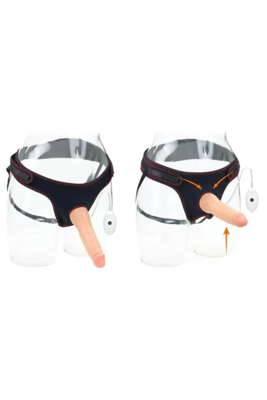 Belden Bağlamalı Titreşimli Ultra Yumuşak Gerçekçi Et Dokulu Realistik Vibratör Dildo