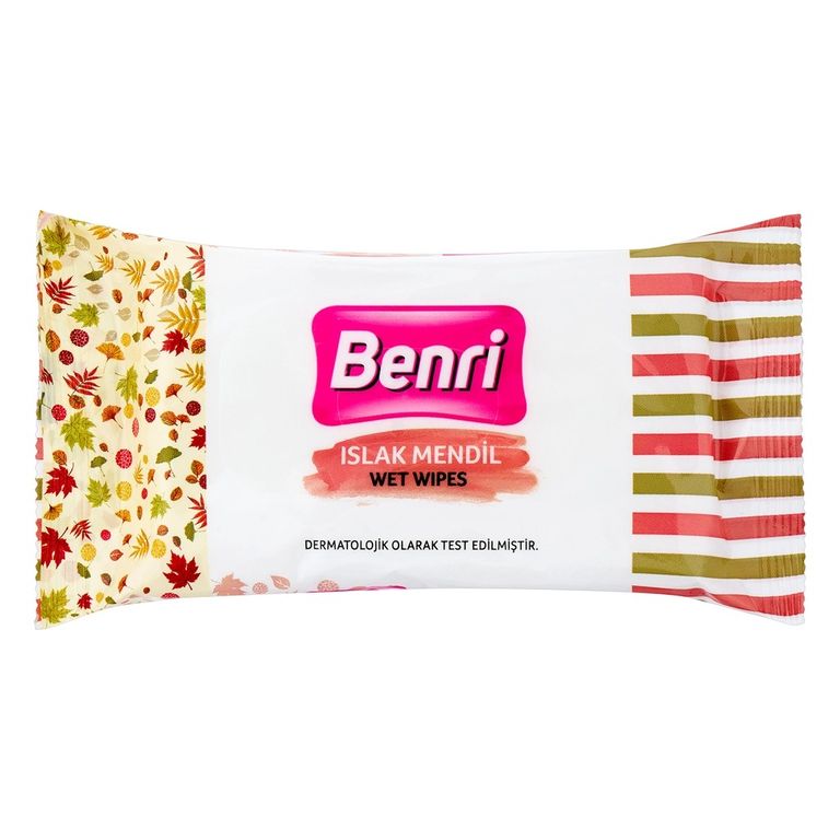 Benri Dent 10035031 Benri Islak Cep Mendili 15'li (Asortili)