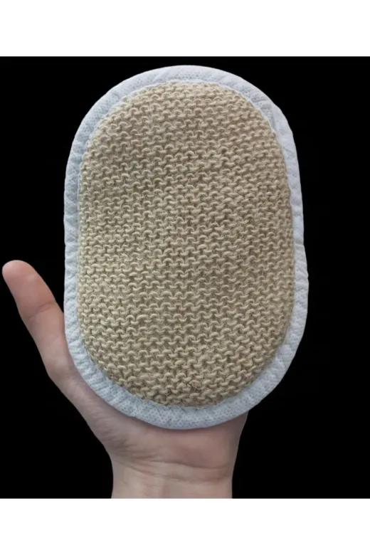 berah TYBUKHZQ8CMHQPG435 Organik Yüz Pedi Doğal Peeling Kabak Lifi Yüz Temizleme Pedi Banyo Hamam Kesesi Sisal Ped