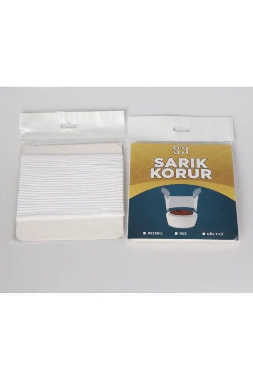 BERAT berat3634 Sarık Kılıfı - Sarık Korur - Sarık Koruyucu - Desenli Model - 2 Adet