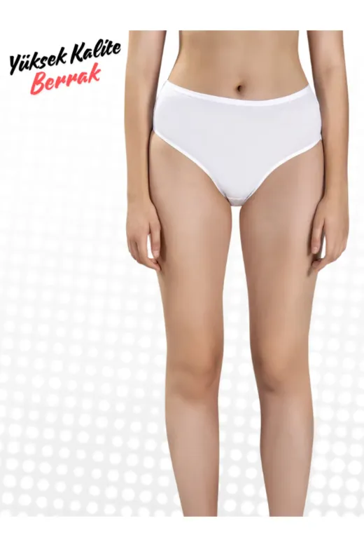 Berrak TYC0E62C780B08F900 Yüksek Bel Bato Tarzında Bikini 3 Lü Adet Ekonomik Set (Ultra Kalitededir)