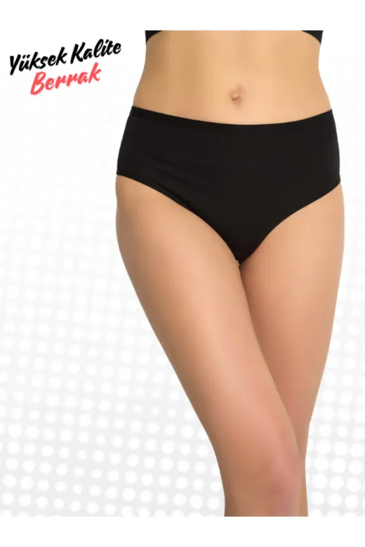 Berrak TYC0E62C780B08F900 Yüksek Bel Bato Tarzında Bikini 3 Lü Adet Ekonomik Set (Ultra Kalitededir)