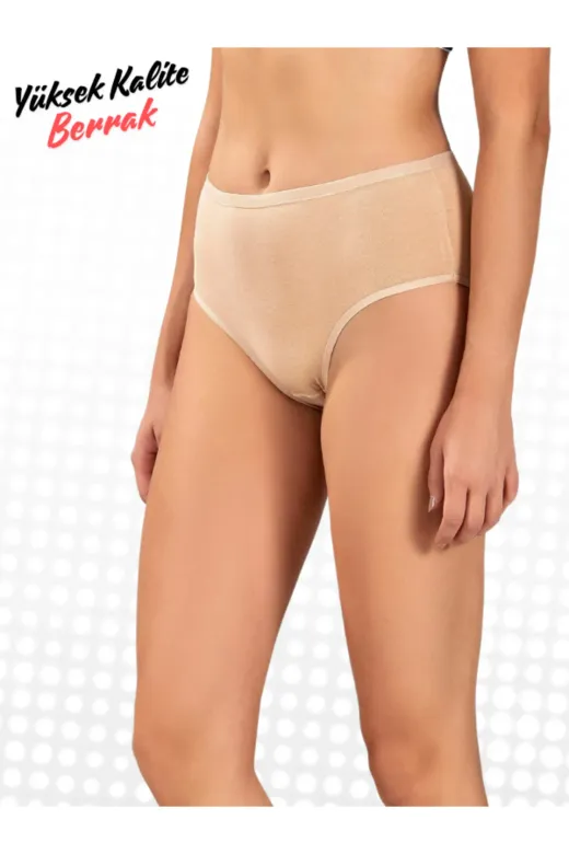 Berrak TYC0E62C780B08F900 Yüksek Bel Bato Tarzında Bikini 3 Lü Adet Ekonomik Set (Ultra Kalitededir)
