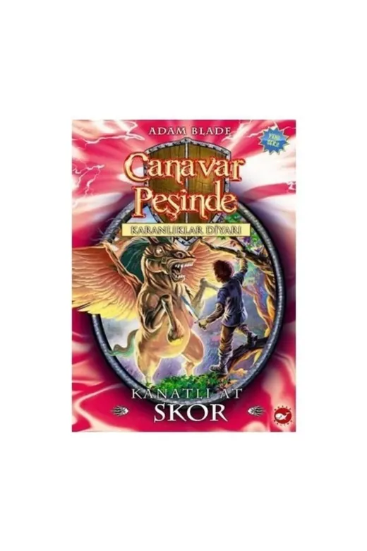 Beyaz Balina Yayınları 9789759996047 Canavar Peşinde Serisi 14 - Karanlıklar Diyarı (Kanatlı At Skor) /adam Blade / Beyaz Balina