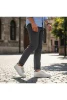 Beyaza Beyaz İpli Erkek Sneaker Ayakkabı