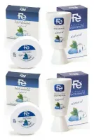 Beyazlatıcı Diş Tozu Natural ( Naturel Florürlü ) 50 gr 2 Adet&diş Pastası Natural 90 gr 2adet