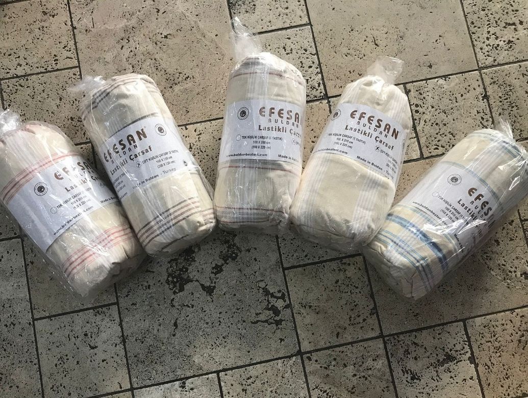 Bezi Fitted Lastikli Tek Kişilik Çarşaf Seti (100x200)
