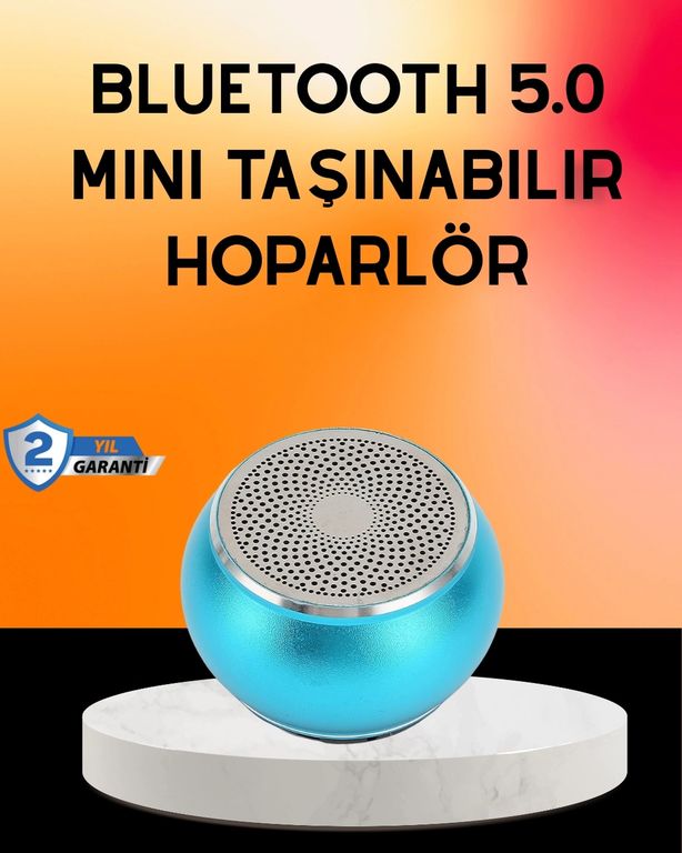 Bezos 125024656 Mey İthalat Taşınabilir Bluetooth Hoparlör Dış Mekân Ve Seyahat İçin İdeal Çok Renkli
