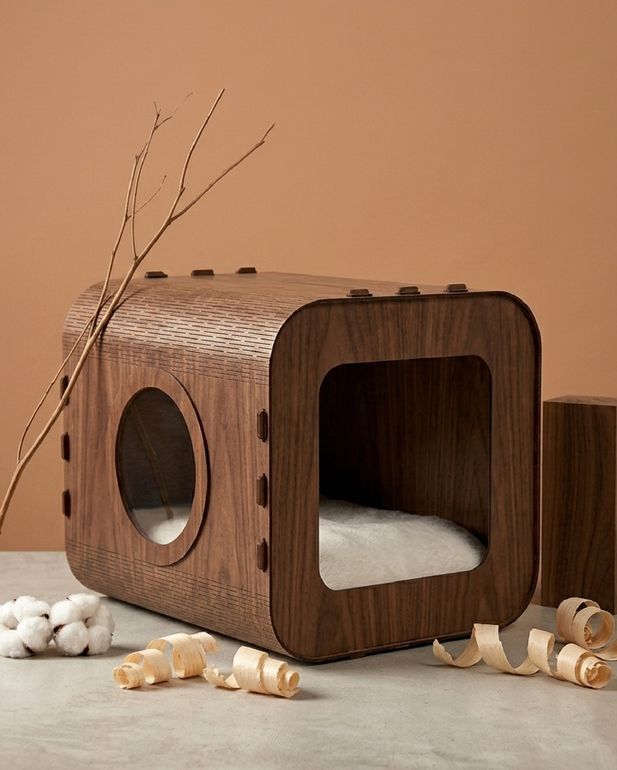 Bezos 127165846 Özel Tasarım Nova Mdf Kedi Evi Ahşap