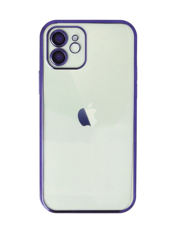 Bezos 8683140245382-BLNC İphone 11 Kılıf Razer Lensli Silikon - Mor