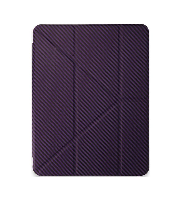 Bezos 8683140820039-BLNC İpad Pro 13 2024 Kılıf Color Karbon Tablet Kılıfı - Derin Mor Diğer Diğer