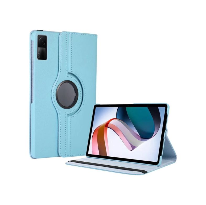 Bezos 8683140832650-BLNC Redmi Pad Se 4G Kılıf 360 Tablet Deri Kılıf - Turkuaz Diğer Diğer