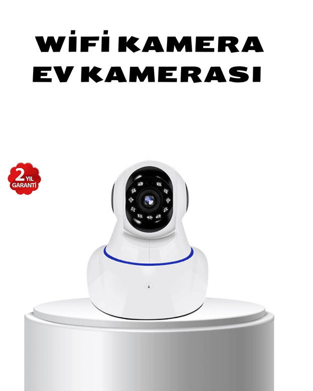 BFS Full HD Akıllı IP Kamera – Gece Görüşlü, Hareket Sensörlü, Çift Yönlü Ses ve Online Kayıt Özellikli