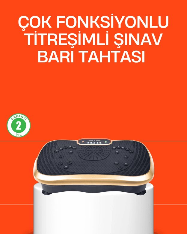 BFS Vücut Şekillendirmeye Yardımcı Titreşimli Spor Platformu