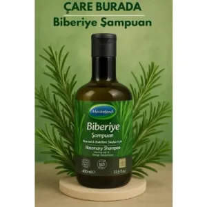 Biberiye Şampuan 400 ml (Dökülmeye Eğilimli Saçlar)