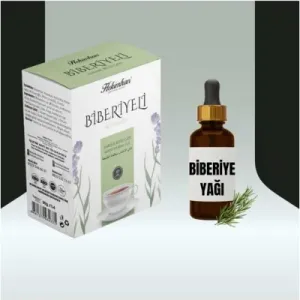 Biberiyeli Çay 40'lı + Biberiye yağı 20 ml