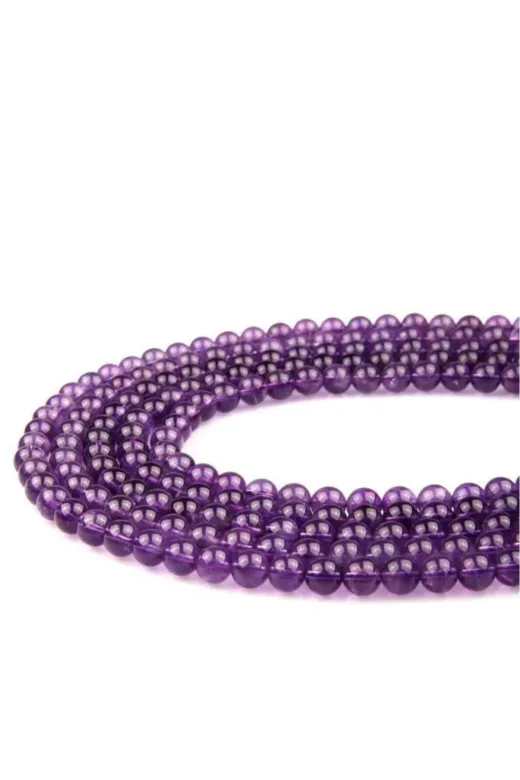 Big Shopia BSY-051100 Ametist ( A Kalite ) Doğal Taş Dizi 8 Mm Küre Kesim