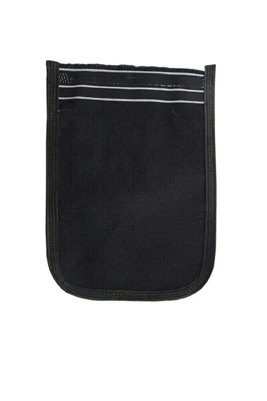 BilfolD TYB2KPR9RIY3887U94 2 Adet Osmanlı Kalın Siyah Banyo Hamam Kesesi 25X17 Cm