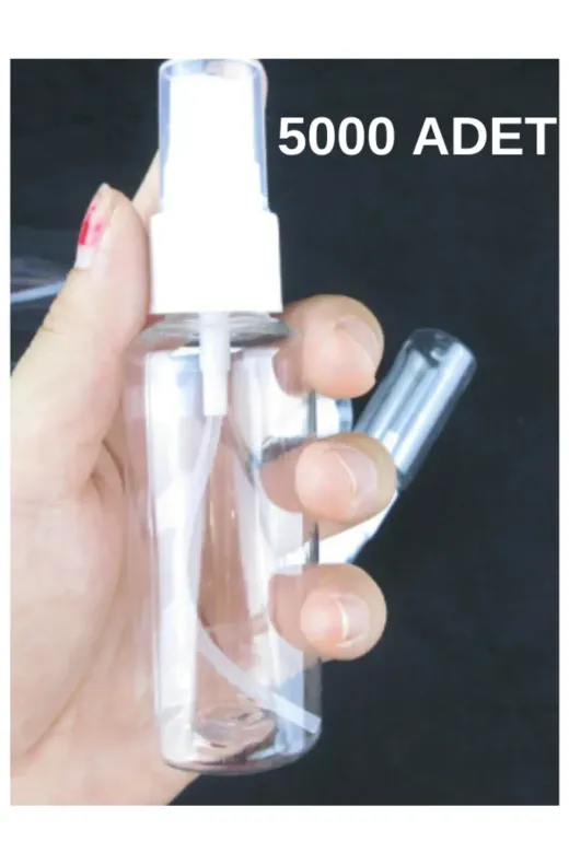 Bilgehan Buklet OtelBukleti-8242 Sprey Başlıklı Boş Şişe 50Ml 5000 Adet + 16 Hediye
