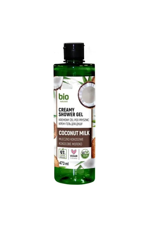 bio natural aroma 300118 % 97 Organik Duş Jeli Coconut Milk 473 Ml.