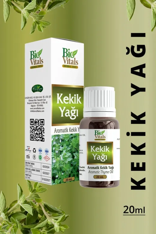 Bio Vitals PRA-2007667-3194 Kekik Yağı 20Ml Skt-02-2028
