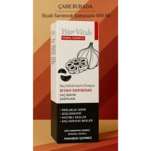Biovitals - Önleyici Siyah Sarımsak Şampuanı 400 Ml