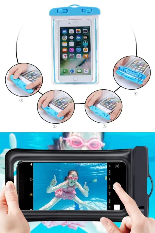 Bisiklete Takılan Su ve Yağmur Gerirmez Telefon Kılıfı Universal (4745)