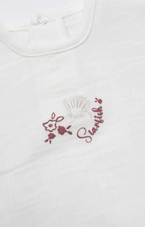 Bistyle 2li Takım Şort Müslin Starfish Wishes 14124 Pembe