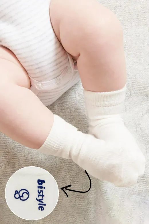 Bistyle 3lü Puanlı Kaymaz Penye Soket Çorap 10108 İndigo