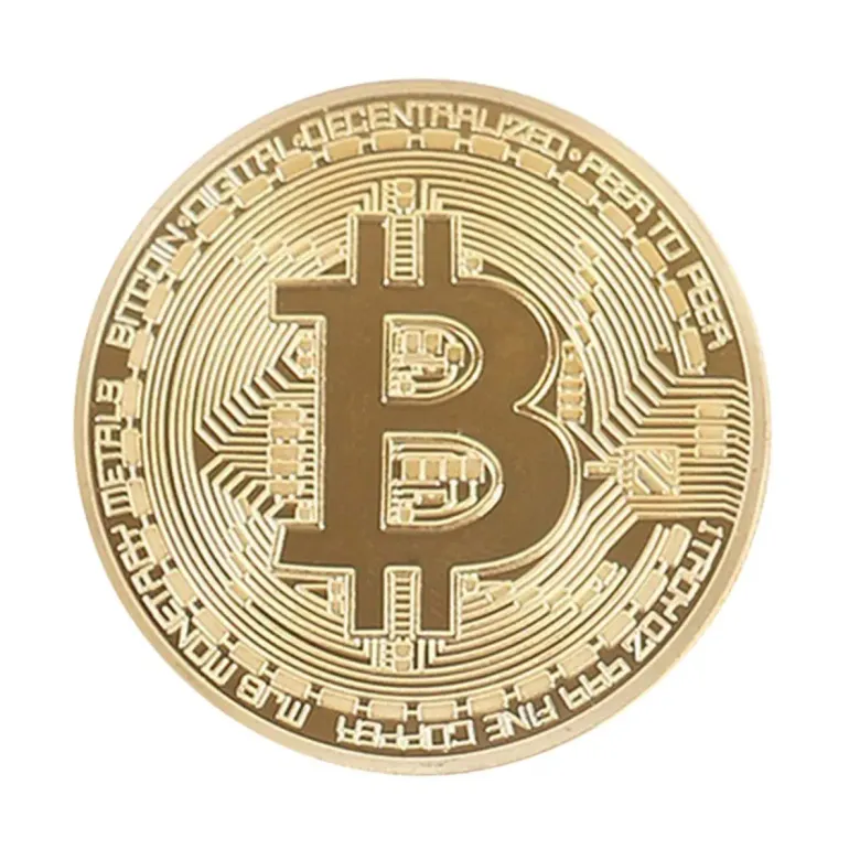 Bitcoin Madeni Hatıra Parası Madeni Bitcoin Hediye Sikke Para (4745)