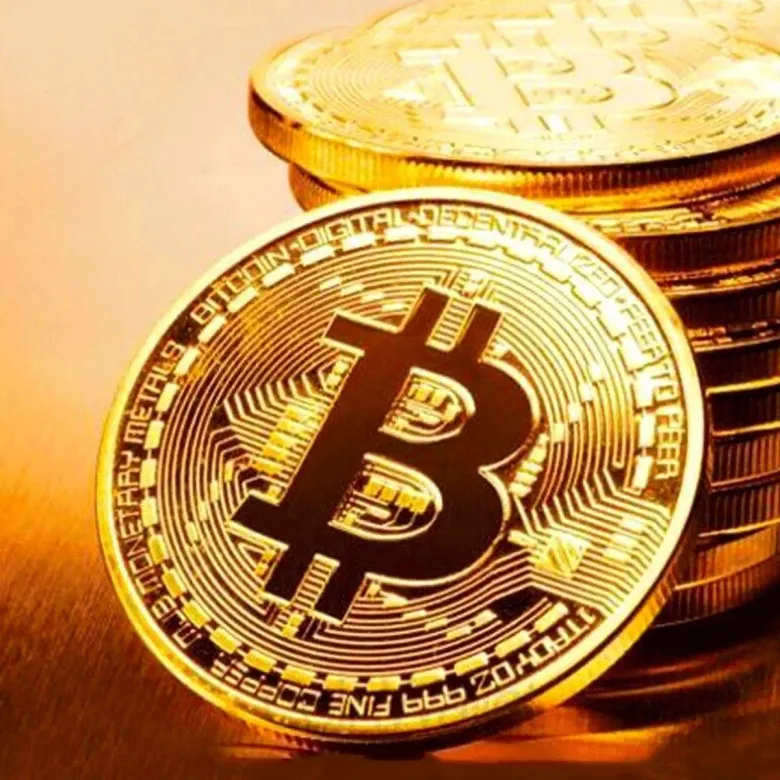 Bitcoin Madeni Hatıra Parası Madeni Bitcoin Hediye Sikke Para (4745)