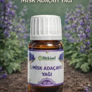 Bitkisel Misk Adaçayı Yağı 20 Ml