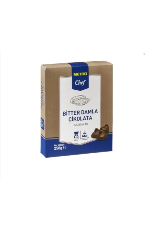 Bitter Damla Çikolata 250 Gr